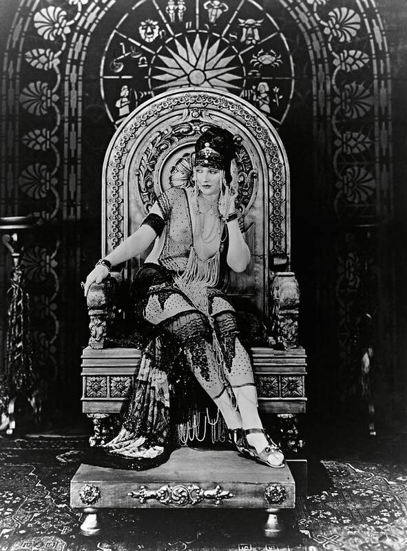 Betty Blythe Poster featuring the photograph BETTY BLYTHE in THE QUEEN OF SHEBA -1921-. by Album
