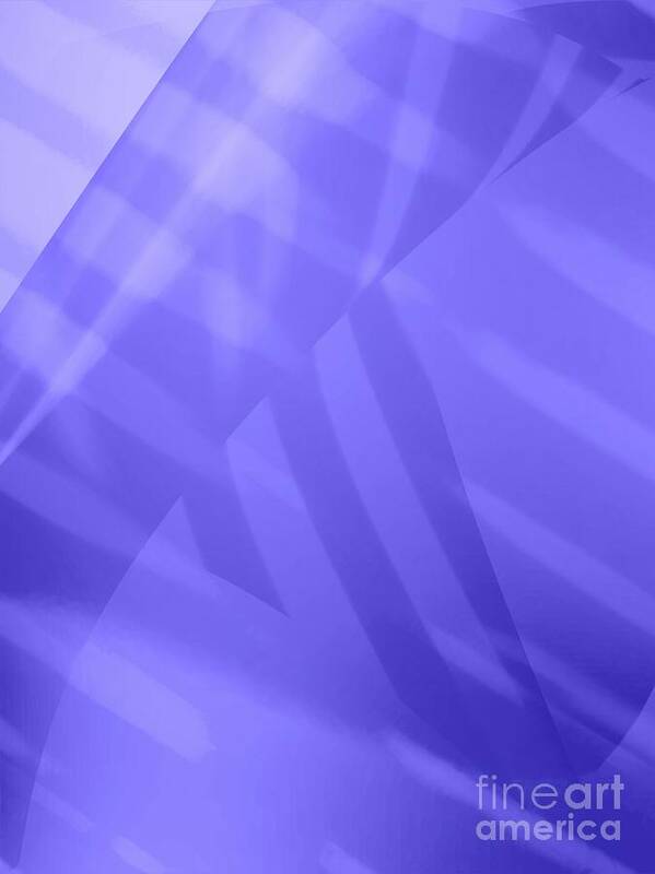 Abstract Poster featuring the photograph Abstract Art Tropical Blinds Ultraviolet by Itsonlythemoon -