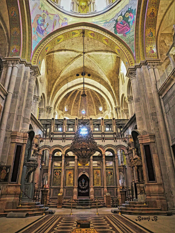 Church Of The Holy Sepulchre Poster featuring the photograph Church of the Holy Sepulchre by Bearj B Photo Art