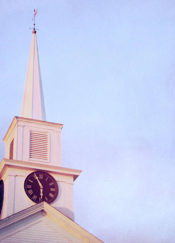 1830s Poster featuring the photograph Clock Steeple by JAMART Photography