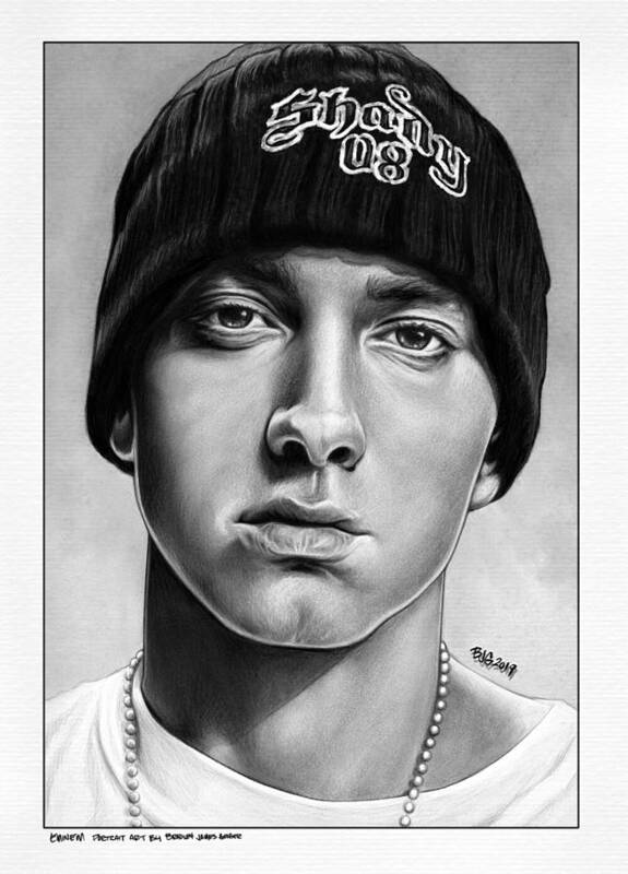 Eminem Poster by Bradley James Geiger - Fine Art America