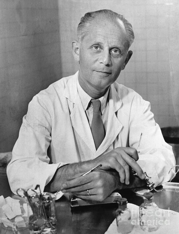 Education Poster featuring the photograph Endocrinologist Dr. Hans Selye by Bettmann