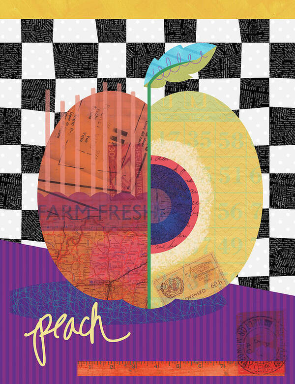 Fab Fruit 2 Poster featuring the digital art Fab Fruit 2 by Holli Conger