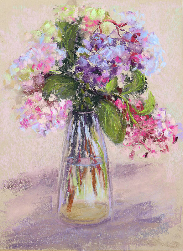 I Wanted To Give Flowers To My Mama After Her Battle With Cancer Poster featuring the painting Flowers for Mama by Susan Jenkins