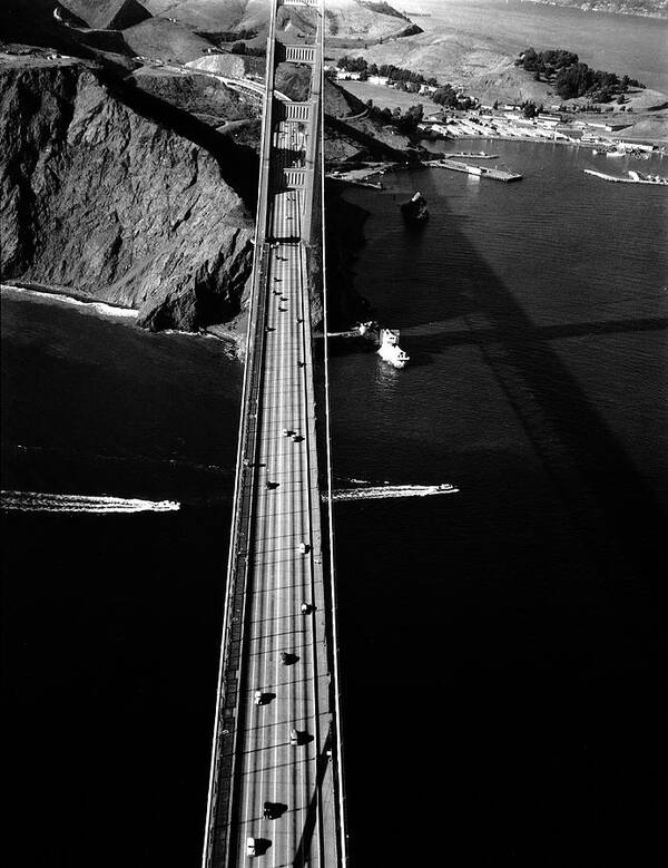 Golden Gate Bridge Poster featuring the photograph Golden Gate Bridge by Margaret Bourke-White