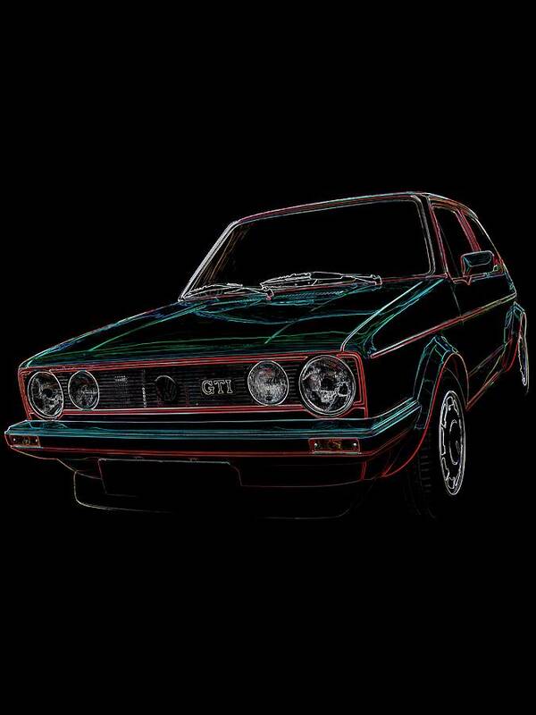 Golf Gti - Colored Poster