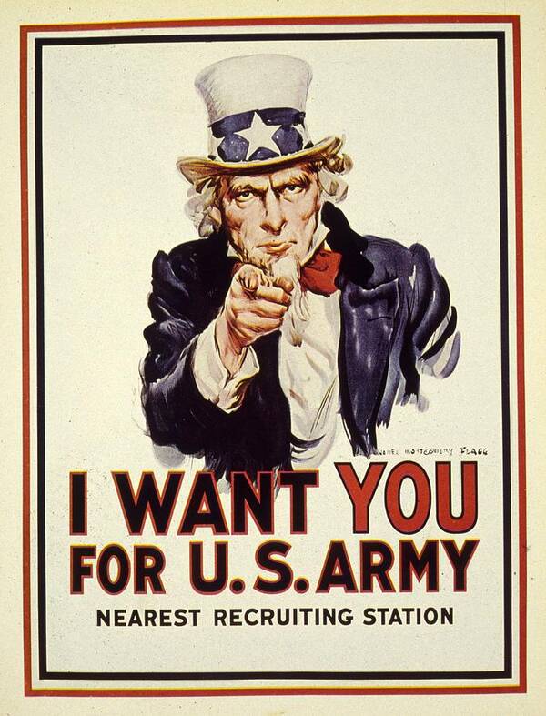 1910-1919 Poster featuring the photograph I Want You by Mpi