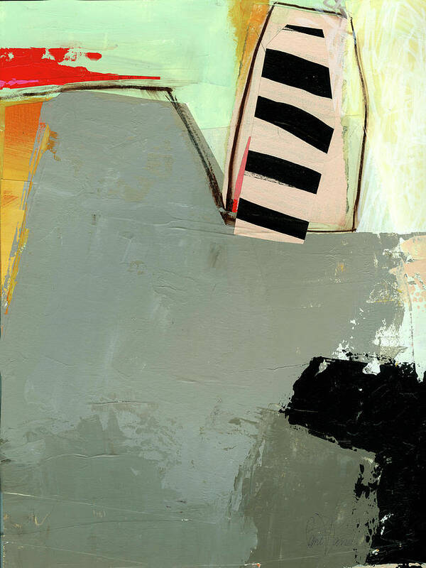 Abstract Art Poster featuring the painting Impasse #21 by Jane Davies