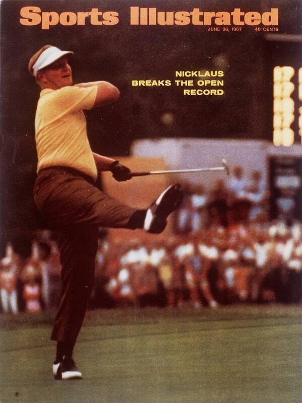 Magazine Cover Poster featuring the photograph Jack Nicklaus, 1967 Us Open Sports Illustrated Cover by Sports Illustrated