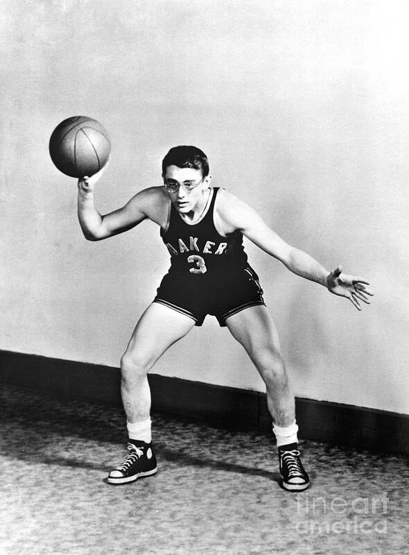 James Dean - Born 1931 Poster featuring the photograph James Dean Playing Basketball by Bettmann