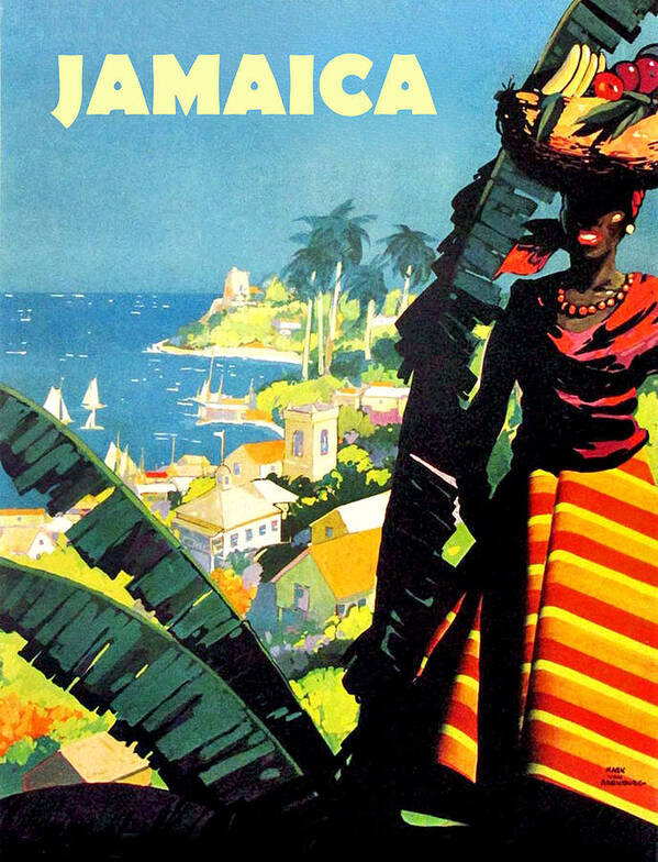 Jamaica Poster featuring the digital art Jamiaica by Long Shot