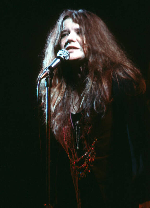 Janis Joplin Poster featuring the photograph Janis Joplin At The Fillmore East by Michael Ochs Archives