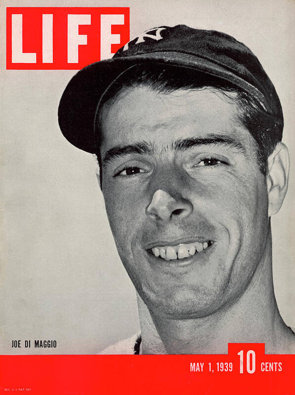 Joe Dimaggio Poster featuring the photograph LIFE Cover: May 1, 1939 by Carl Mydans