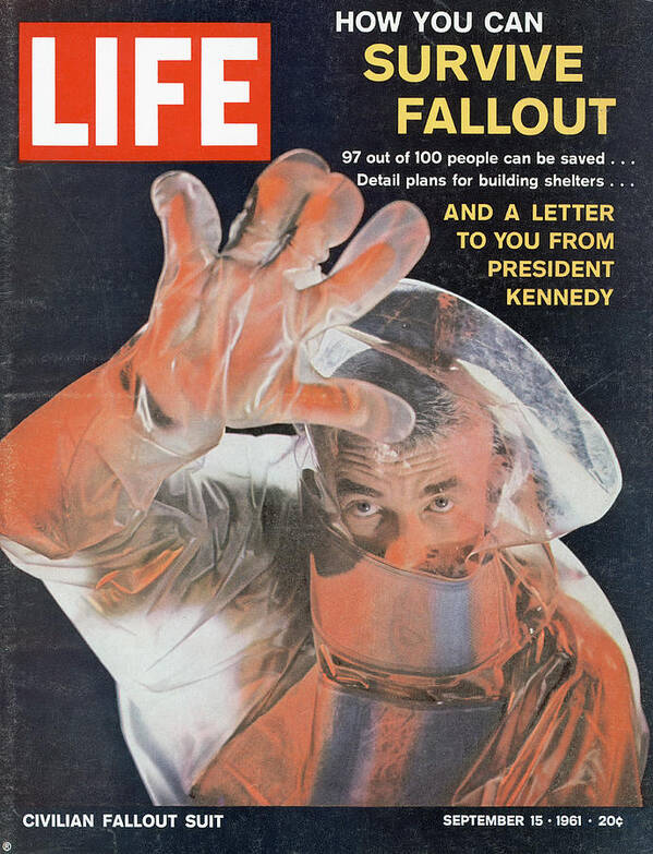 Nuclear Fallout Poster featuring the photograph LIFE Cover: September 15, 1961 by Ralph Morse