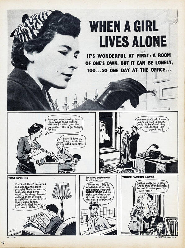 1950-1959 Poster featuring the photograph Lifebuoy Toilet Soap by Picture Post