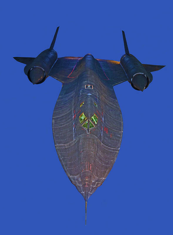 Aerospace Science Poster featuring the photograph Lockheed Sr-71 Blackbird Reconnaissance by Millard H. Sharp