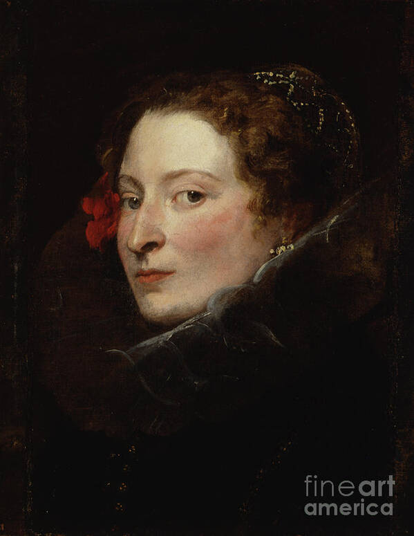 17th Century Poster featuring the painting Marchesa Elena Grimaldi-cattaneo, C.1622-23 by Anthony Van Dyck