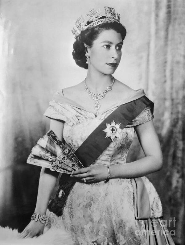 People Poster featuring the photograph Queen Elizabeth II Of England by Bettmann