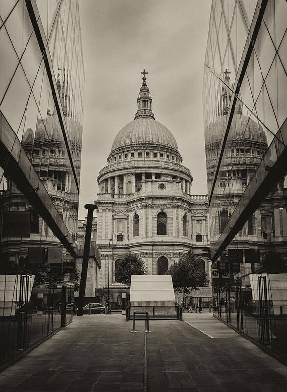 St. Paul's Cathedral Poster featuring the photograph Remembering St. Paul\'s by Maksim Sokolov