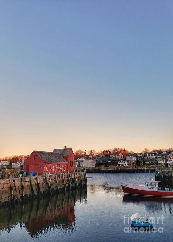 Rockport Poster featuring the photograph Rockport Massachusetts by Mary Capriole