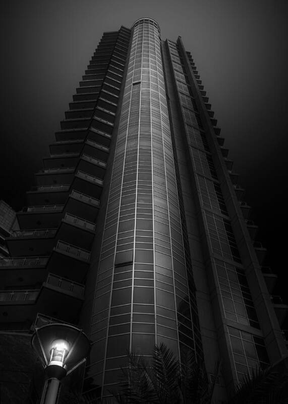 Dubaimarina Poster featuring the photograph Shafts Of Light: IIi by Mohammed Shamaa