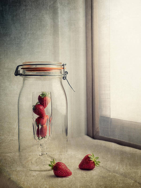 Strawberry Poster featuring the photograph Strawberry's Enigma by Cristiano Giani