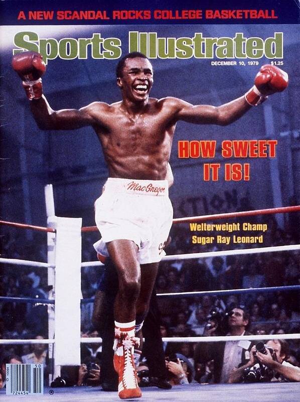Wilfred Benítez Poster featuring the photograph Sugar Ray Leonard, 1979 Wbc Welterweight Title Sports Illustrated Cover by Sports Illustrated