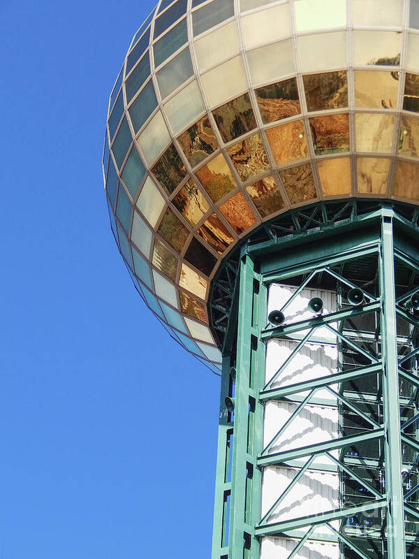 Sunsphere Poster featuring the photograph Sunsphere In Knoxville, TN by Phil Perkins