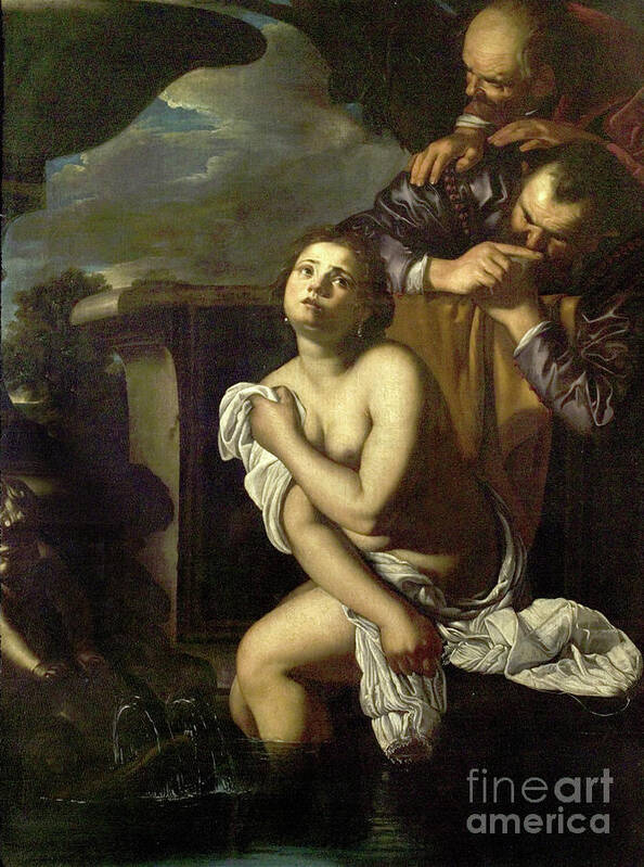 17th Century Poster featuring the painting Susannah And The Elders by Artemisia Gentileschi