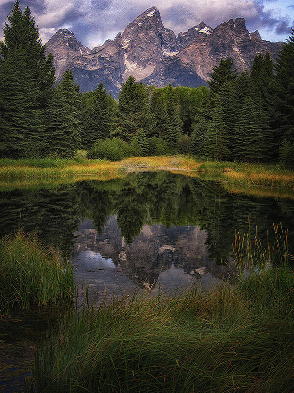 Tetons Poster featuring the photograph Teton Reflection by Jolynn Reed
