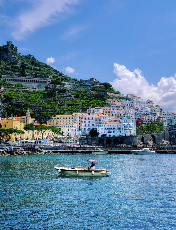Photos Of Amalfi Coast Poster featuring the photograph The Colorful Amalfi Coast by Robert Bellomy