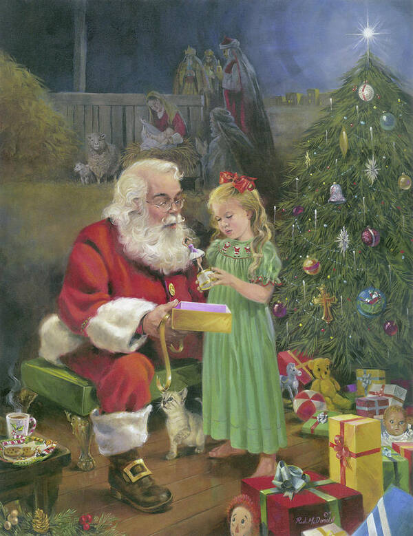 The Gift Poster featuring the painting The Gift by R.j. Mcdonald