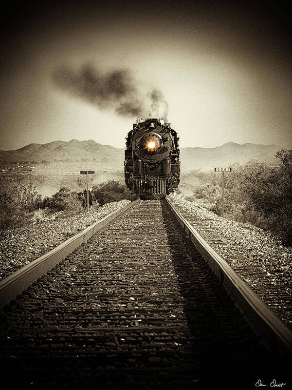 Photography Poster featuring the photograph Train Arrival II by David Drost