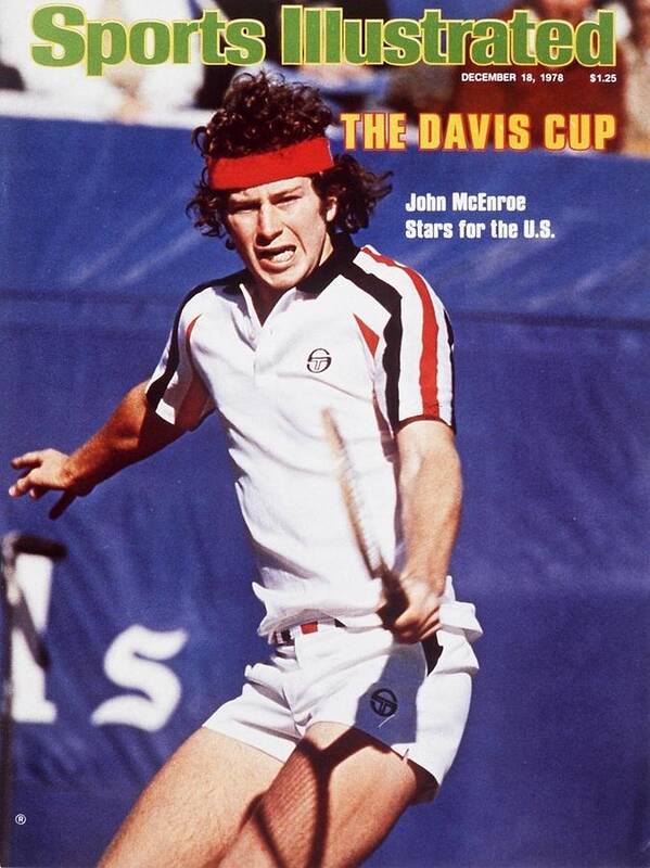 Playoffs Poster featuring the photograph Usa John Mcenroe, 1978 Davis Cup Sports Illustrated Cover by Sports Illustrated