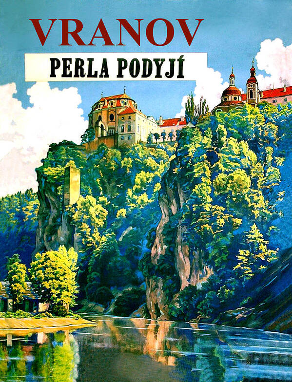 Vranov Poster featuring the digital art Vranov by Long Shot