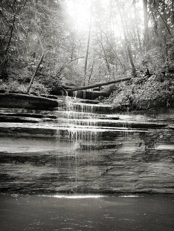 Lake Cumberland Poster featuring the photograph Waterfall by Michelle Wermuth