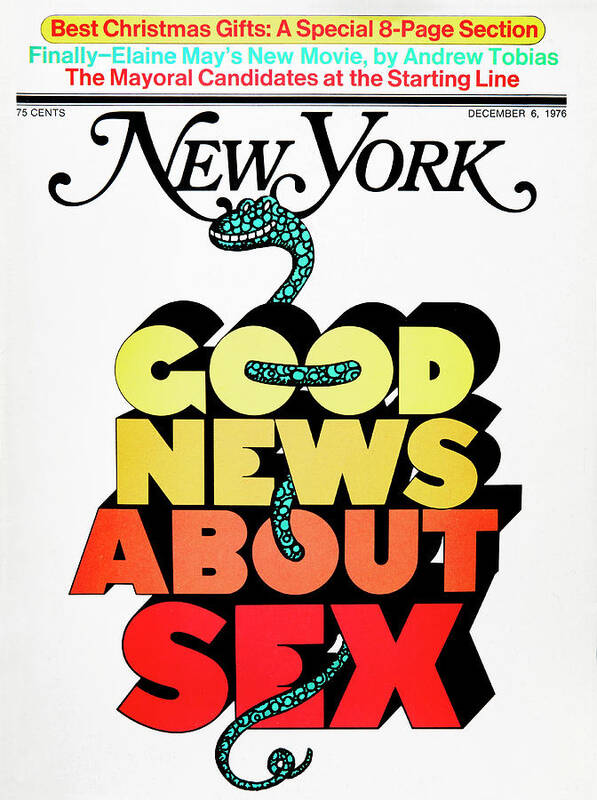 Milton Glaser Poster featuring the drawing Good News About Sex by Milton Glaser