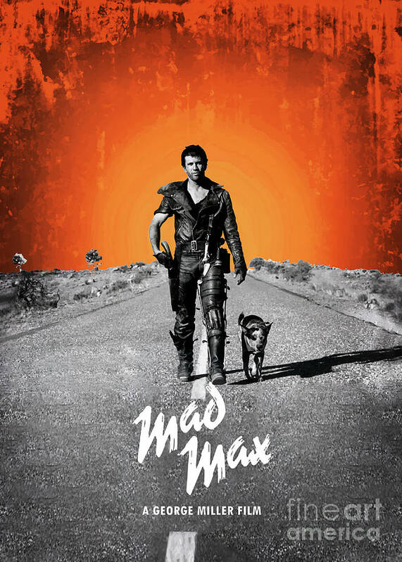Movie Poster Poster featuring the digital art Mad Max #1 by Bo Kev