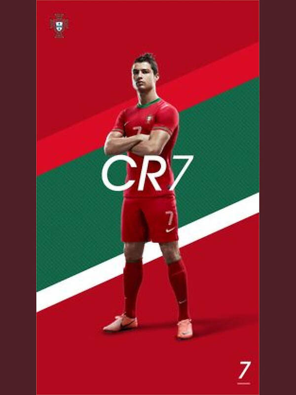 By GREENWORLDDECOR Cristiano Ronaldo - CR7 Footballer Best Player in The  World Ronaldo 12 x 18 Inches Rolled Poster