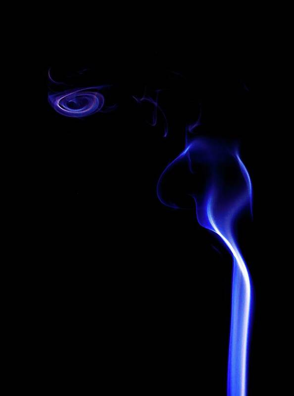 Smoke Poster featuring the photograph Beauty in smoke #25 by Martin Smith