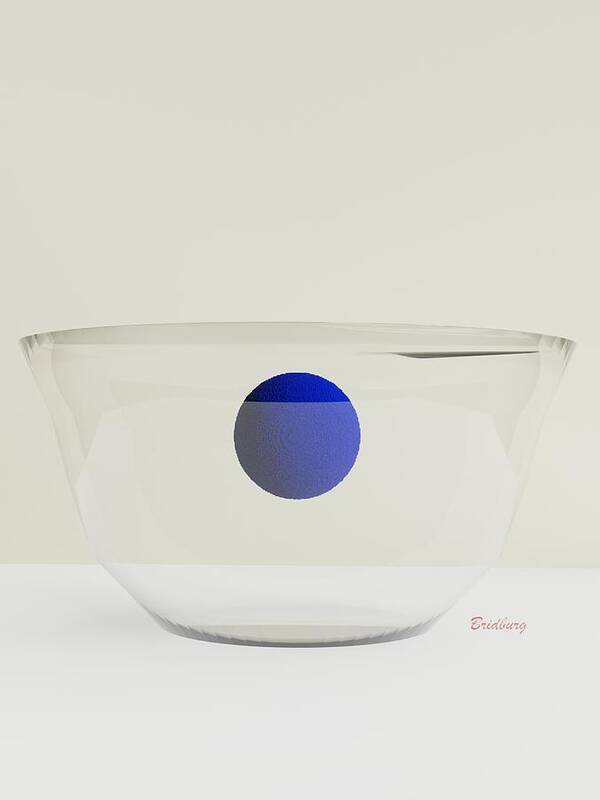 Nft Poster featuring the digital art 501 Bowl by David Bridburg