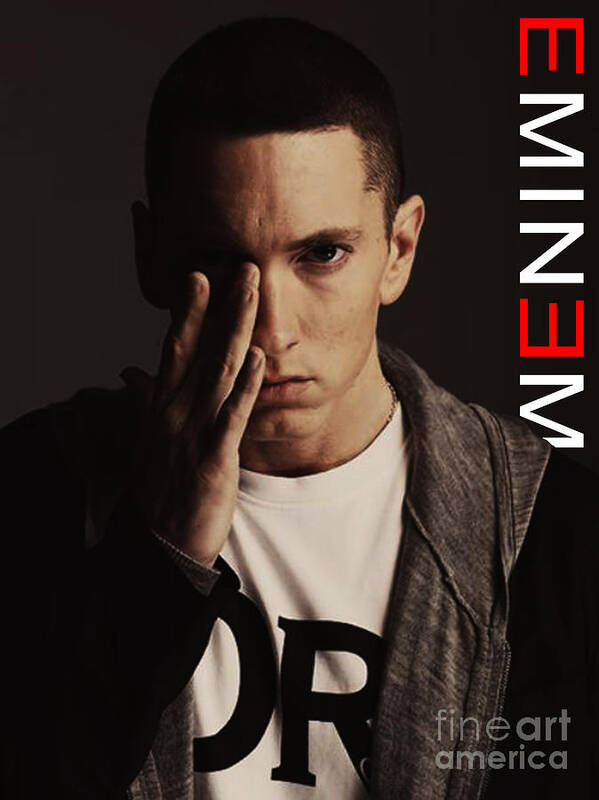 Eminem #6 Poster by Karen Lane - Pixels