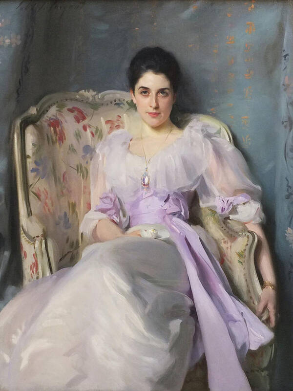 Figurative Poster featuring the painting Lady Agnew of Lochnaw #9 by John Singer Sargent