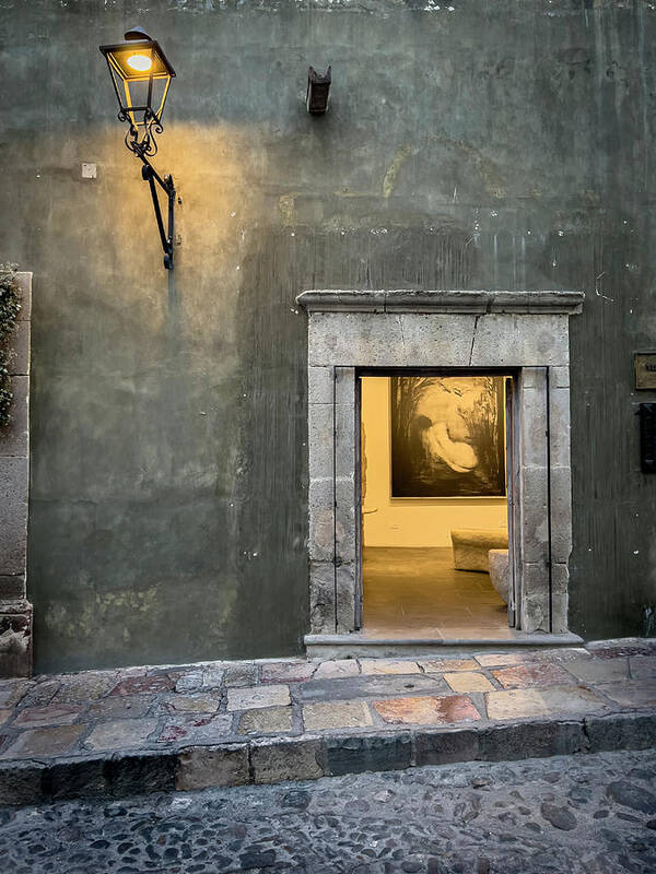 Street Photography Poster featuring the photograph A Doorway to Another World by Mary Lee Dereske