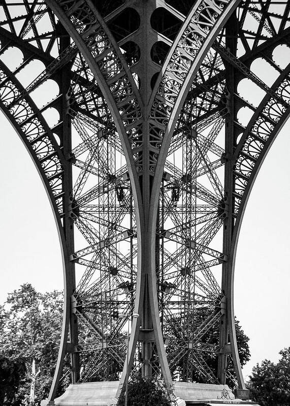 France Poster featuring the photograph A leg of support by Jim Feldman