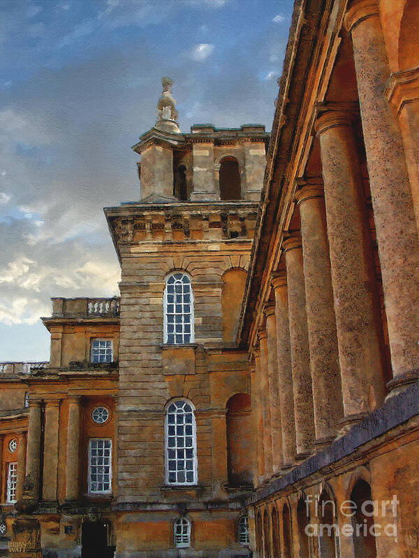 Blenheim Palace Poster featuring the photograph Blenheim at Dusk by Brian Watt