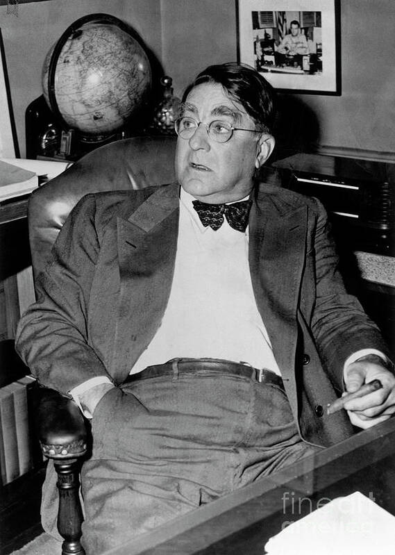 1910-1919 Poster featuring the photograph Branch Rickey by National Baseball Hall Of Fame Library
