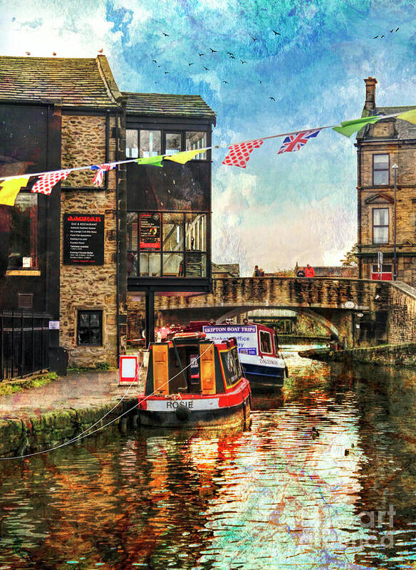 Canal Cruise Poster featuring the photograph Canal cruise by Gillian Singleton