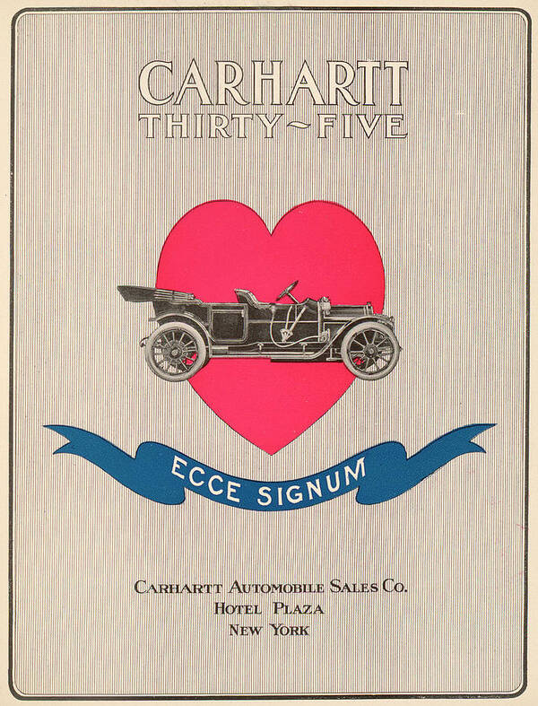 Carhartt Automobile Poster featuring the mixed media Carhartt Thirty-five by Unknown