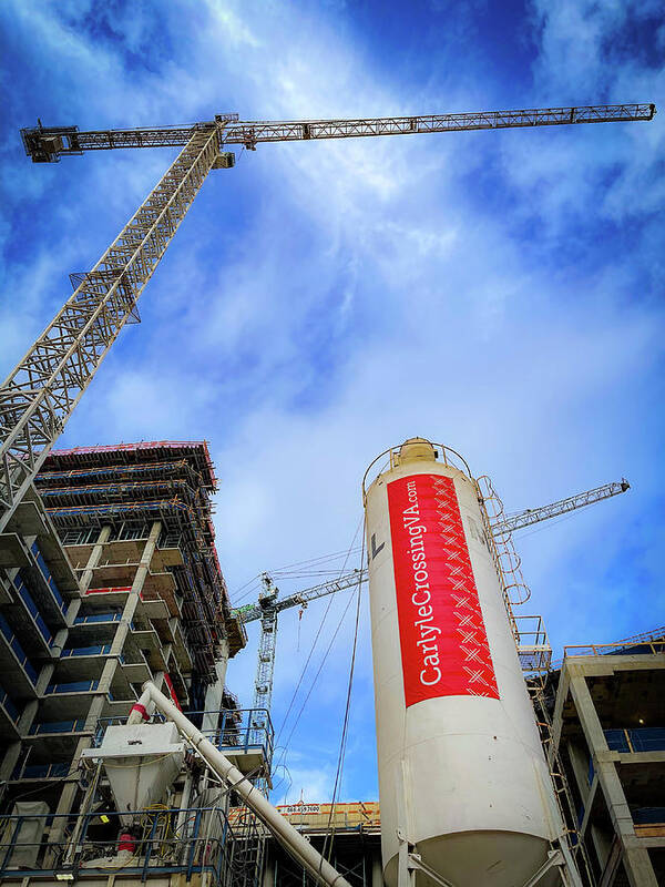 Construction Poster featuring the photograph Carlyle Crossing Construction by Lora J Wilson